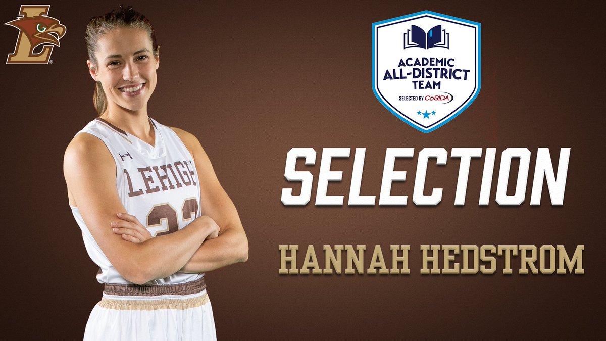 LehighSports's tweet photo. Back-✌-Back!

@LehighWBB senior Hannah Hedstrom '19 earns her second consecutive @CoSIDAnews Academic All-District 2 nod! #GoLehigh

🔗: https://t.co/GLx58j3W8O https://t.co/eFMAO1KbFV