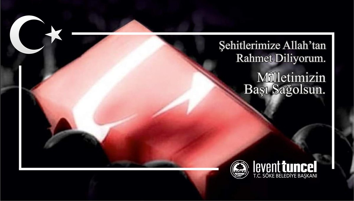 #İdlib'de hava saldırısı sonucu 2 askerimizin şehit, 5 askerimizin ise yaralı olduğu üzüntüyle öğrenmiş bulunmaktayım. Şehitlerimize Allah’tan rahmet, yakınlarına sabır, yaralılarımıza da acil şifalar diliyorum. Başımız sağolsun.
Levent TUNCEL / T.C. Söke Belediye Başkanı