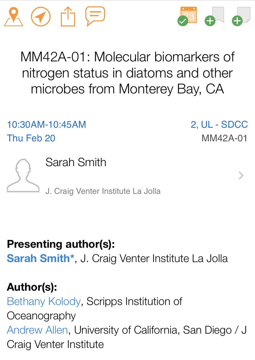 If you like diatoms, nitrogen, and the ocean, come see my talk in a half hour! #OSM20