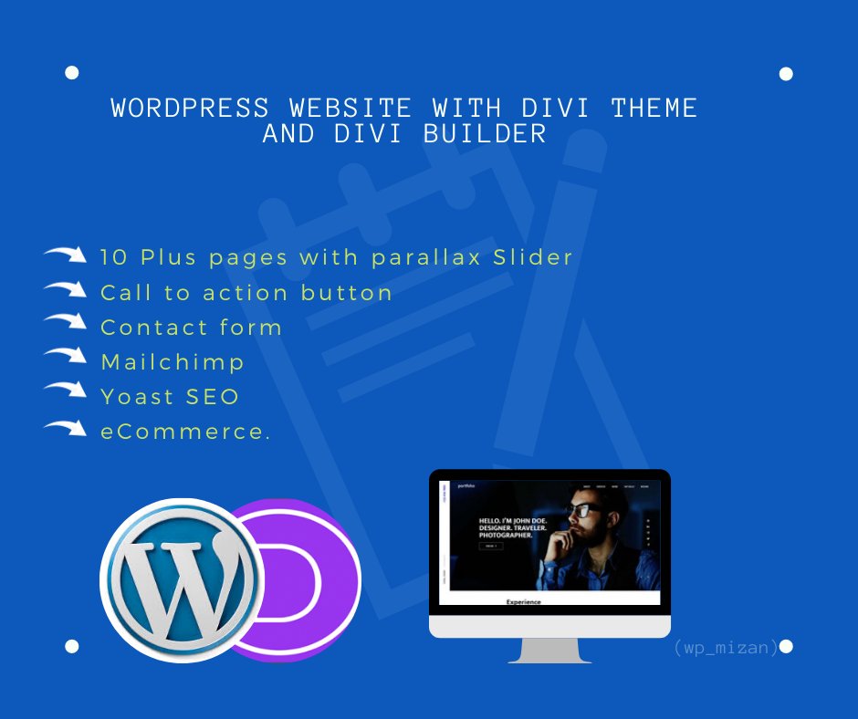 Mizanur72925899's tweet image. How to build and customize a Beautiful Divi Business website with Divi theme.....
Have a look: bit.ly/divithemesdesi…

#diviWebsiteDesign #diviThemeBuilder #diviThemeExamples #diviBuilderNotLoading #diviBuilderNotWorking #LalisaWearsPrada #TodayIs_WendyDay
