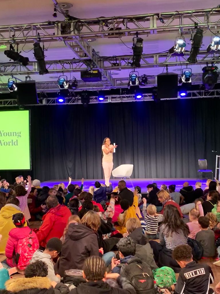 FaberChildrens's tweet photo. Today, we joined the wonderful @hannahleewrites for not one but TWO incredible events at the @southbankcentre #SCImagineFest https://t.co/A29XlfusUy