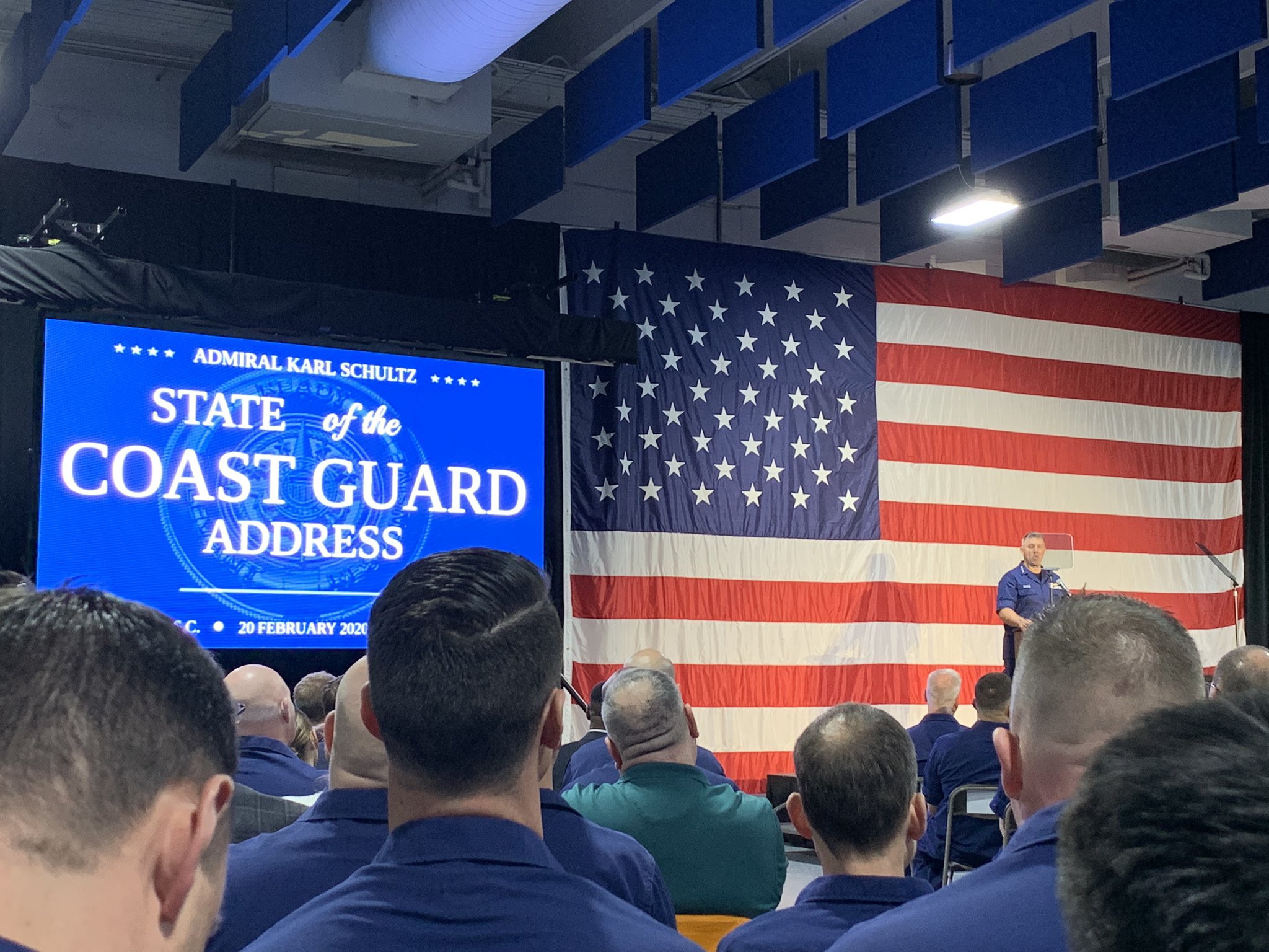 Henry Cruz on Twitter "State of the Coast Guard address by ComdtUSCG