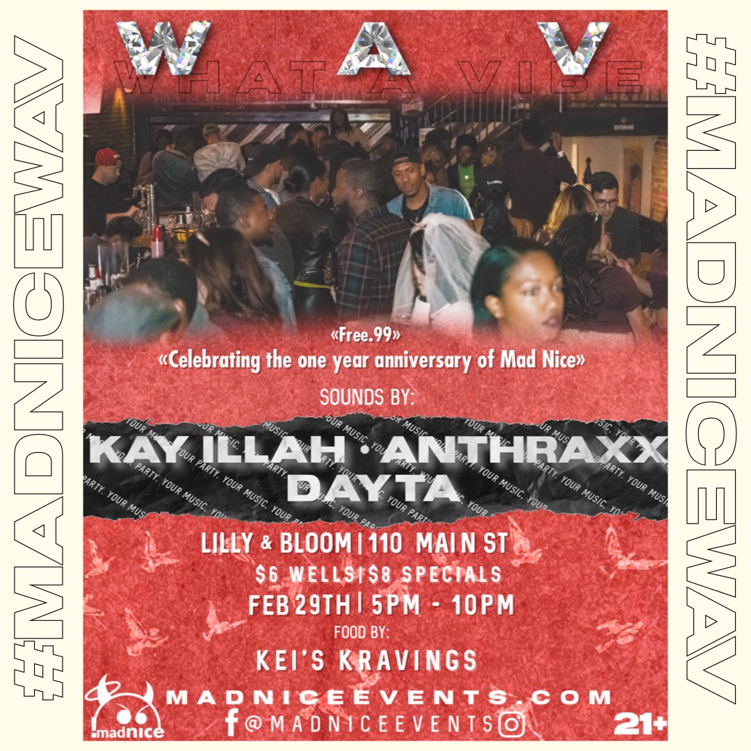MadNiceEvents's tweet photo. Next Saturday is What A Vibe and the love that we’ve been getting is amazing. We’re curious though, comment which artist you want to hear most at the party next Saturday.
{It’s all love.} 🔥🤟🏽🔥
#madniceWAV #htxevents #htxdayparty #htxdowntown
https://t.co/LKwVt6nij2 https://t.co/LNblpZlNsC