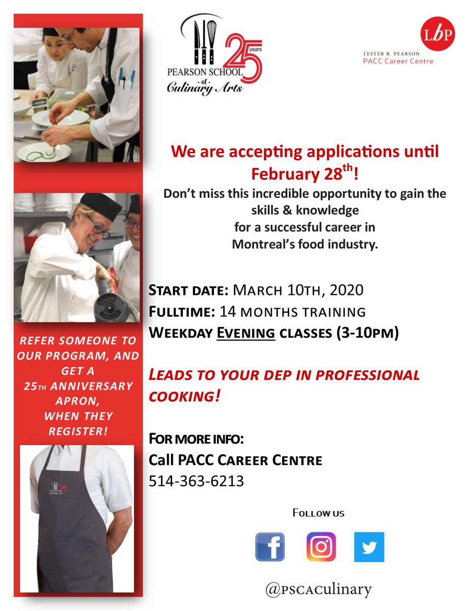 PSCA Culinary tweet media