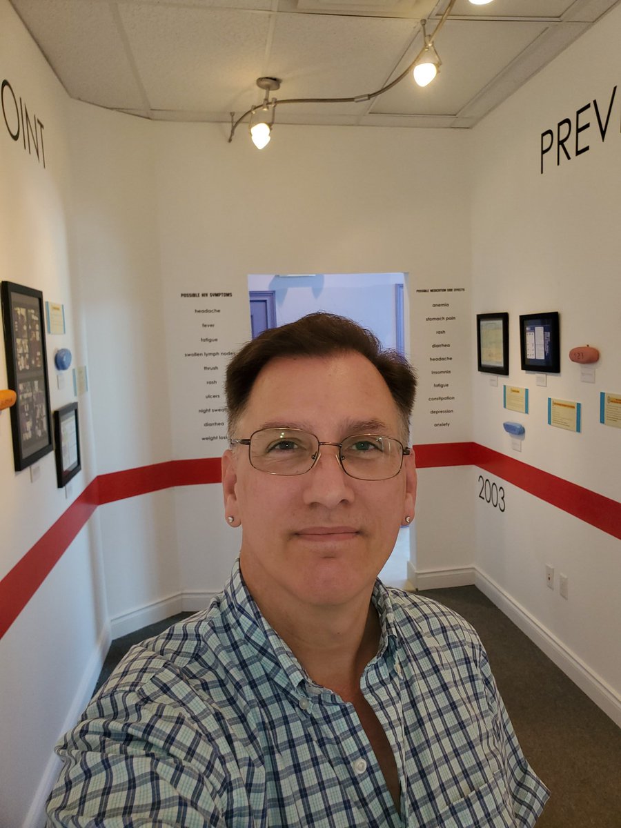 Working my shift @ the World AIDS Museum and Educational Center in Wilton Manors Florida. Come in and check us out! #worldaidsmuseum #medicationsthenandnow #HIV #AIDS #history #humandisease #neverforget #noshamebeinghivpositive #UequalsU #ScienceNotStigma #stopstigma #stopshaming