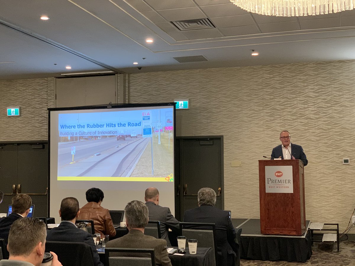 acampalberta's tweet photo. How do cities creating a culture of #innovation around #transportation ? @mackin_rob from @T4XBeaumont gives his insights at the ACAMP Future of Mobility seminar #BeaumontAB #SmartCities #innovation #yyc https://t.co/Poj6A2w9Ww