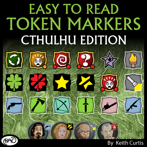 Hey! Do you play Call of Cthulhu? Do you use Roll20? Check out my Call of Cthulhu Edition Token Marker Pack! The Great Old Ones approve! #roll20creator