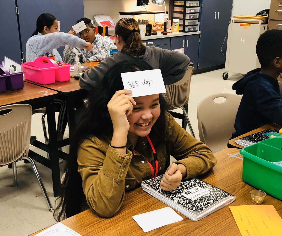 ShemellarD's tweet photo. My students played Earth’s Rotation-Day/Night Cycle Headbands. They really enjoyed this test review. @lightseysclass @WMEWildcats @katyisd #Earthrotates https://t.co/MttymKc1R2