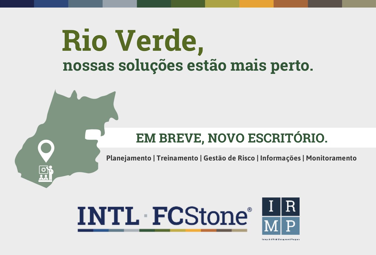 EM BREVE | A @FCStoneBrasil contará com novo escritório localizado em Rio Verde, Goiás, atuando próximo aos clientes para desenvolver estratégias cada vez mais eficientes na região.