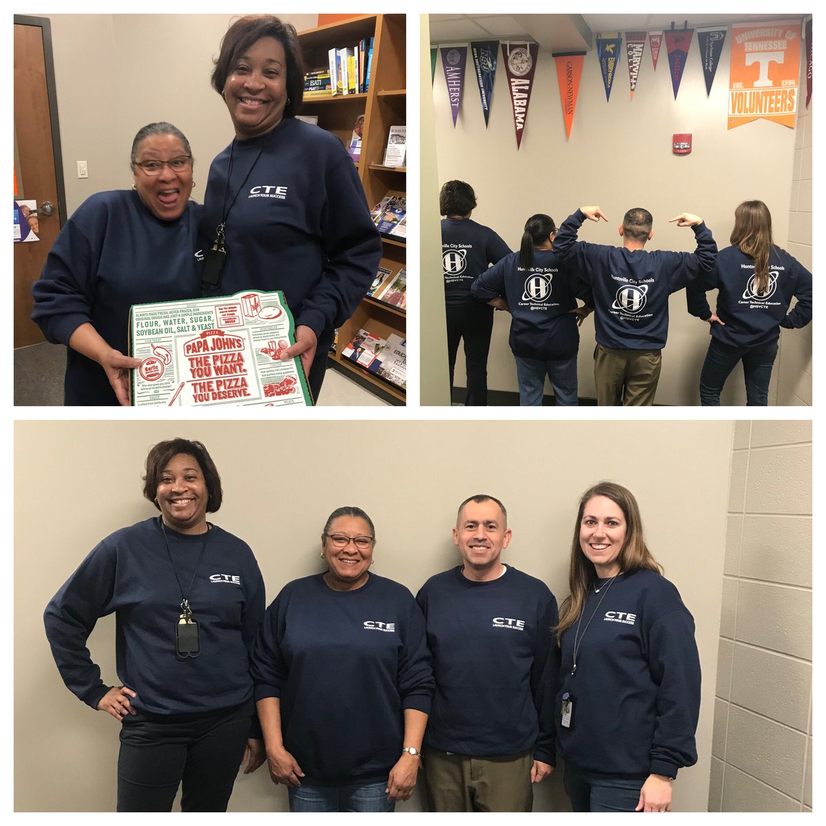 HCTE 💙s and appreciates our Grissom High School school counselors for all they do for students, faculty, and parents to make HCTE GREAT! Thanks for helping us spread awareness about the value of CTE during CTE month! #CTEMonth <a href="/CTEWorks/">Advance CTE</a> <a href="/GrissomHigh/">Grissom High School</a> <a href="/HSVCTE/">Huntsville CTE</a> <a href="/HSVk12/">Huntsville City Schools</a>