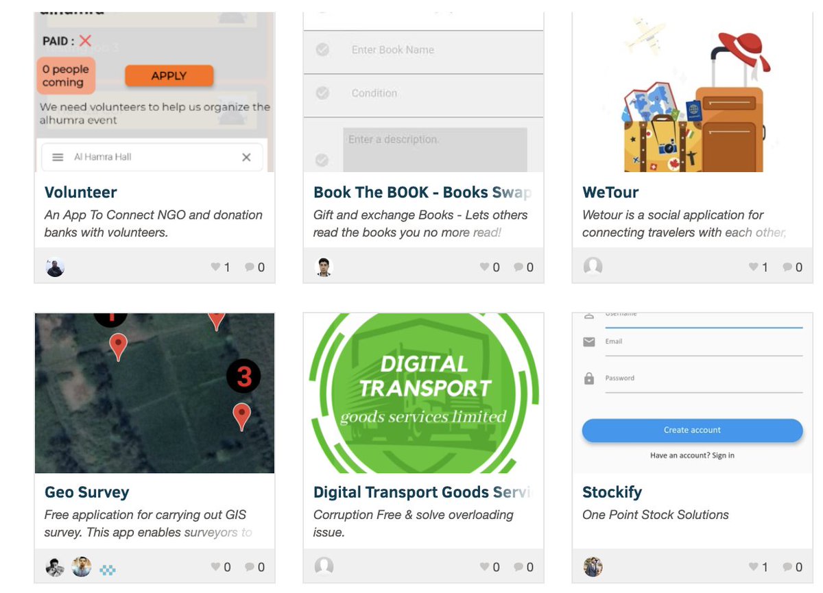 SaadGH's tweet photo. I am simply in awe to look at the amazing local apps built with Flutter by Pakistani talent as part of Digital HackFair, our 4-week online hackathon ππ΅π°
https://t.co/2MMm7c9qm5 https://t.co/YSIXOXULPN