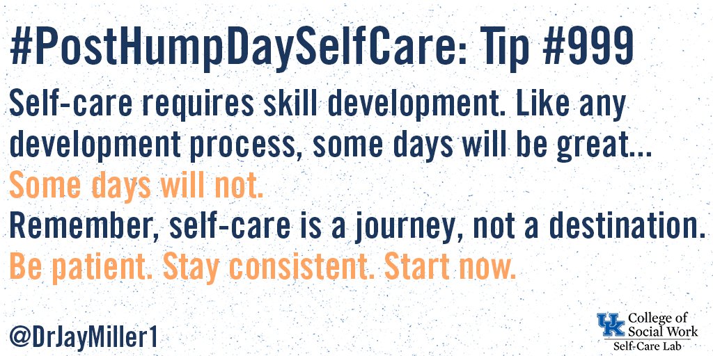 DrJayMiller1's tweet photo. Let’s get it! #selfcare #socialwork @socworkpodcast @SelfCarePsy @SassBoucher@KyDCBS @CHFSKy @UKYcounseling @KatieCardarelli @DrGriseOwens https://t.co/gFuuGxoPZY