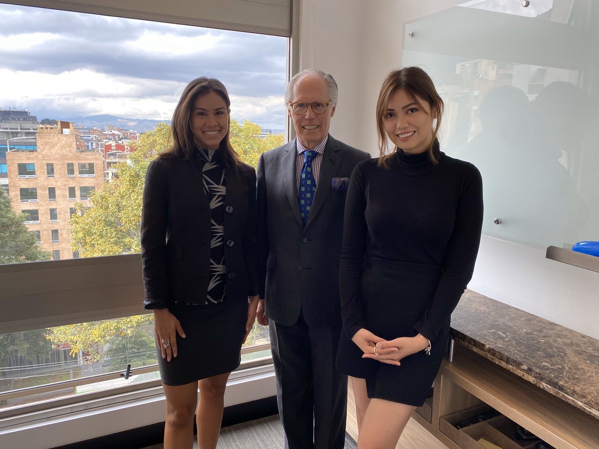 Had a wonderful meeting with Don Carlos Urrutia of Brigard Urrutia this morning- great conversation about the plethora of opportunities waiting in the region! 🇨🇴