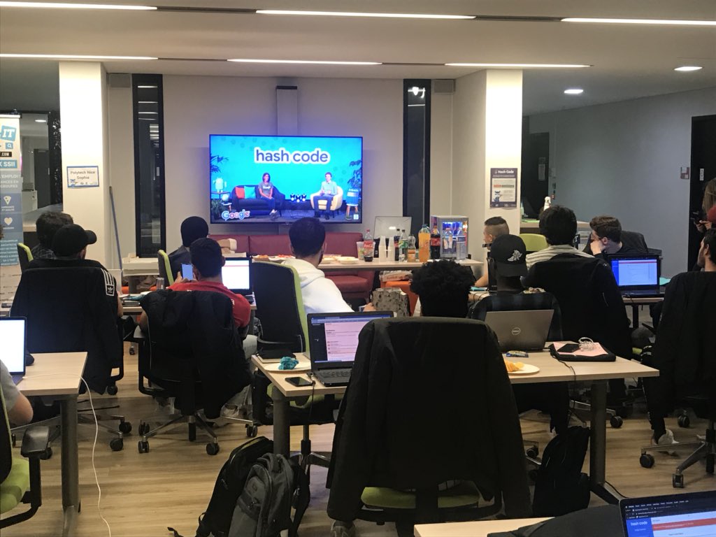 PolytechNSophia's tweet photo. La compétition #Hashcode de @Google a déjà démarré. @PolytechNS_UCA est représenté par plus d’une quinzaine d’équipes. Bonne réussite à tous les participants !

@reseaupolytech @uca_education https://t.co/BUun01Z22E