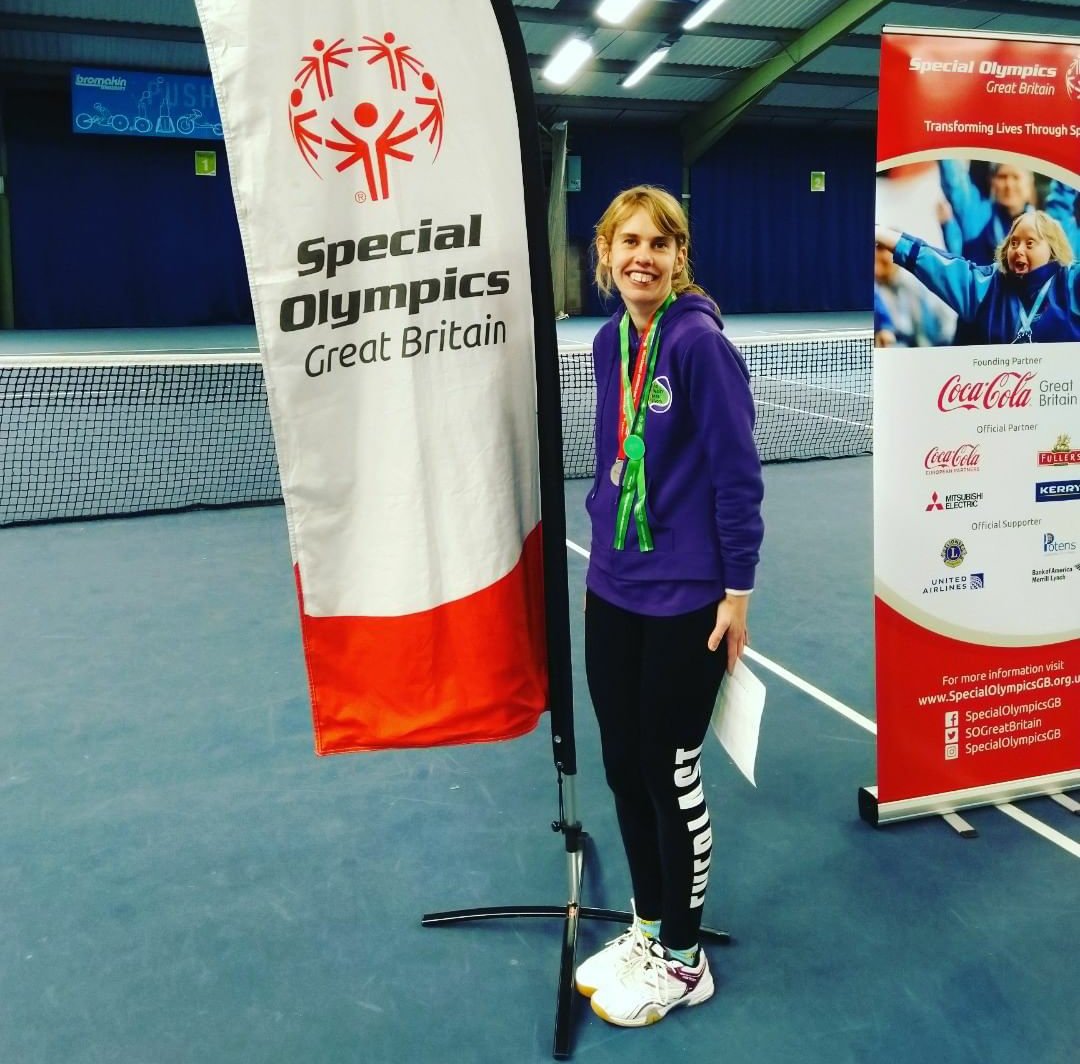 This amazing, #fragilextraordinary girl of ours will be playing tennis at the Special Olympics in Liverpool in 2021. So, so proud. #thisgirlcan