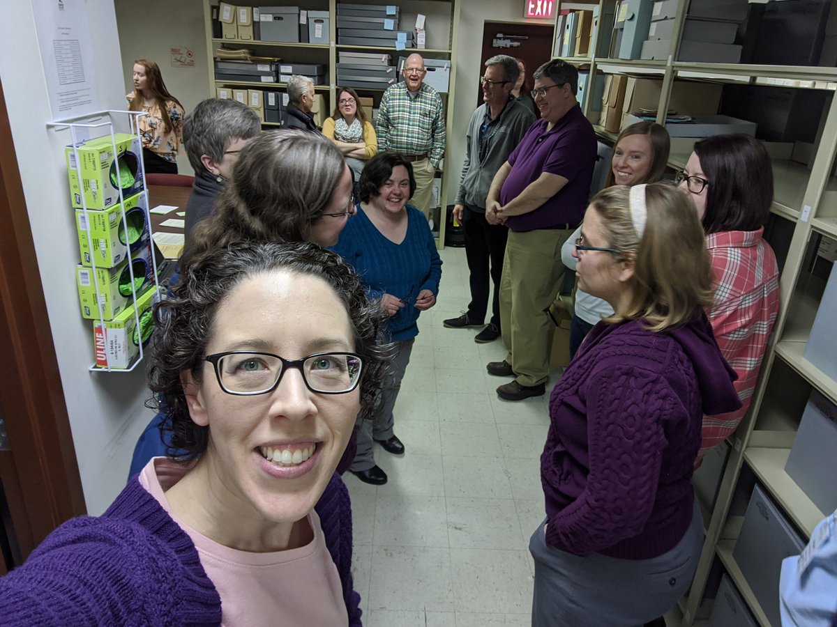 LisaRickey's tweet photo. Spent the morning with a great bunch of #archivists at the Miami Valley Archives Roundtable    #MVAR https://t.co/em8iocCVCX