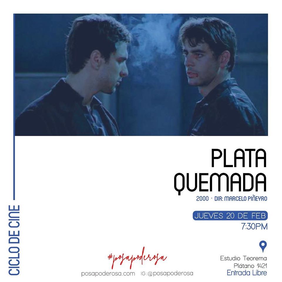 gdlpridefest's tweet photo. Hoy 20 de Febrero nos invitan a la proyección de la película "Plata quemada" y al Taller "Teatro y habilidades socioemocionales".
Estudio teorema (Calle Plátano 1421) #Guadalajara 🌈 ENTRADA LIBRE. Festival #PosaPoderosa. https://t.co/VWfYWpxDfl