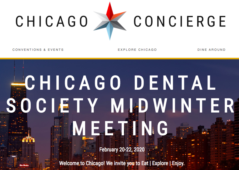 While you're in town for the <a href="/Chicago_Dental/">Chicago Dental Society</a> 155th Midwinter Meeting, visit the Chicago Concierge desk onsite OR online for deals and special offers just for being a show attendee! Click here 🛎 #CDS20 chicagoconcierge.com/deals/