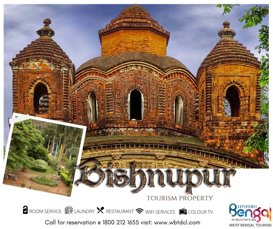 Be mesmerised by the stunning beauty of #terracotta temples &amp; stay at the #BishnupurTourismProperty.
For bookings, call 1 800 212 1655 or visit-wbtdcl.com/home/lodge_sea…
#experiencebengal #travelbengal #tourismbengal #stayinbengal #beautifulbengal #gobengal #bengalbeckons #wbtdcl