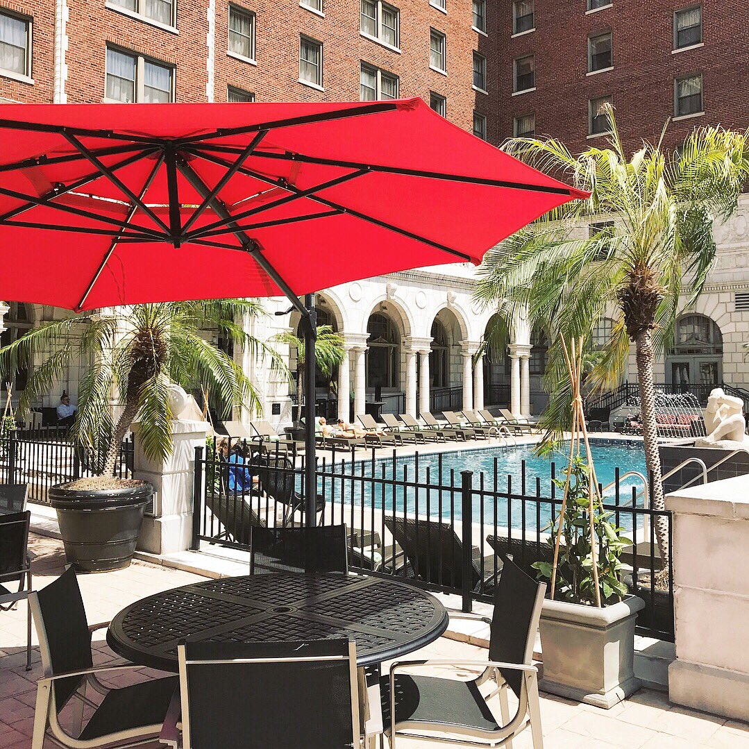 #TBT to warmer afternoons on our patio! The countdown to spring weather is on🍹🌺