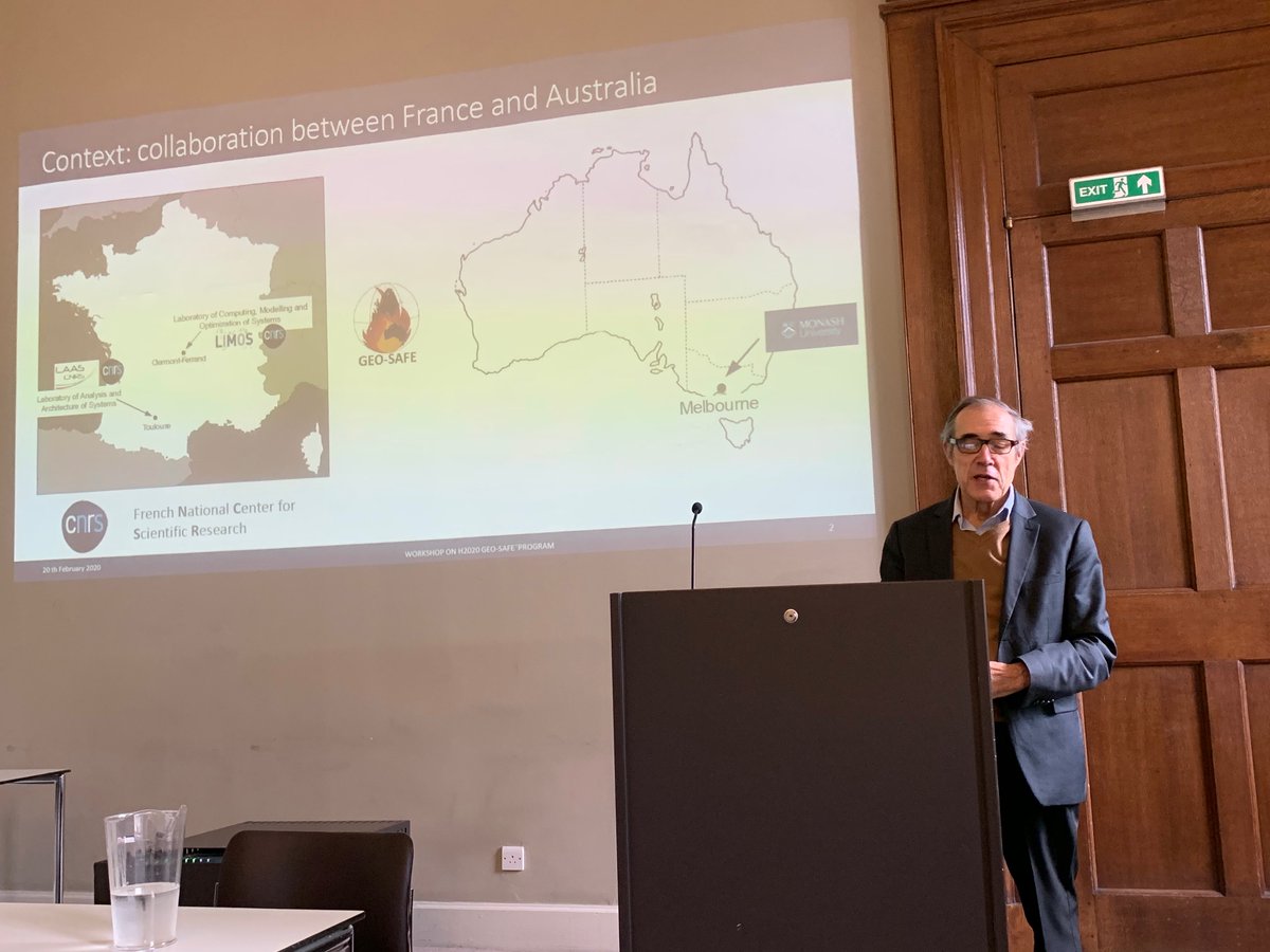 evacguy's tweet photo. #EU #Horizon2020 #RISE project #GEOSAFE workshop on #Wildfire Human Behaviour and #Evacuation #Modelling held at #UOG.  Get the proceedings at https://t.co/twzyYA2phr (PART3/4) https://t.co/1J3M5fVZ6R