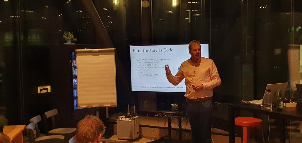 First up <a href="/henry_been/">Henry</a> taking is through <a href="/Azure/">Microsoft Azure</a> Resource Manager templates <a href="/dutchdotnet/">Dutch .NET Group</a>