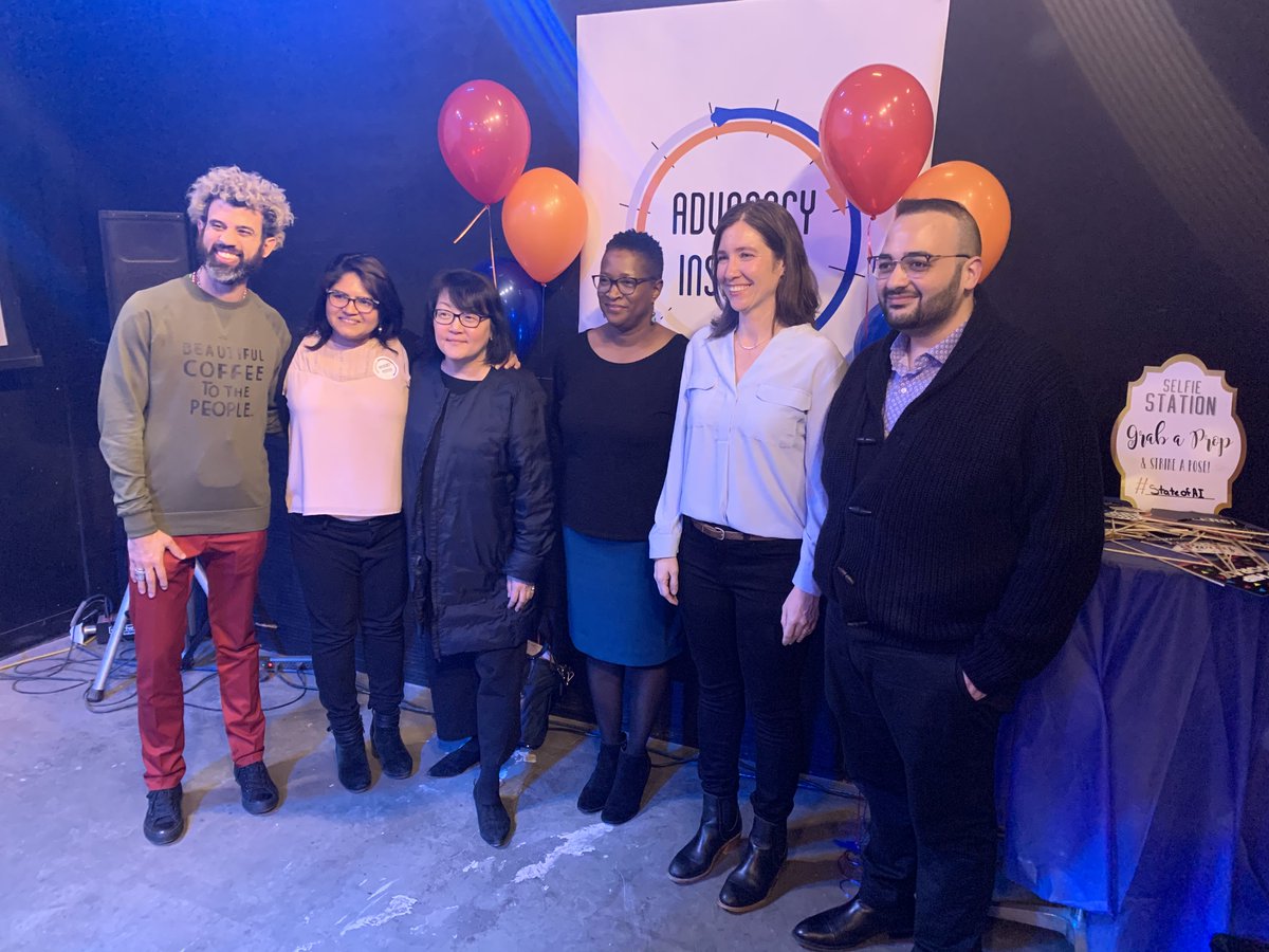 HelloAdvocacy's tweet photo. Thanks to everyone who made our #StateofAI party last night a smashing success! And a very special thanks to @yuhline who gave an amazing keynote speech! #advocacy #legislativeadvocacy #supportingthemovement https://t.co/cTCA7csucU