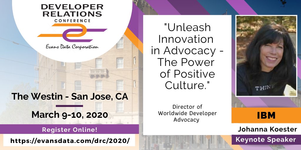 EvansDataCorp's tweet image. At our @EvansDataCorp 16th annual #DevRelConference, @jokoester from @IBM will address how #TechForGood creates passionate #devadvocates &amp;amp; stronger #developers following.

Register here: evansdata.com/drc/2020/regis…

@IBMDeveloper #DeveloperRelations #DevOps
#devrel #womanInTech