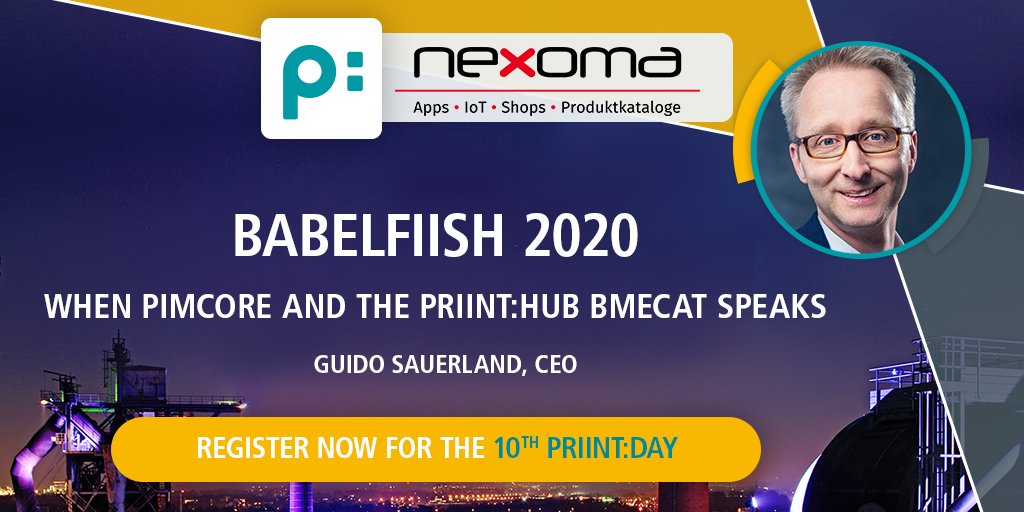 Our sponsor <a href="/nexoma/">nexoma</a> will talk about the Babelfiish at the #priintday2020 Don't miss your opportunity know everything about it and get your ticket right here:
priint.com/presentations-…