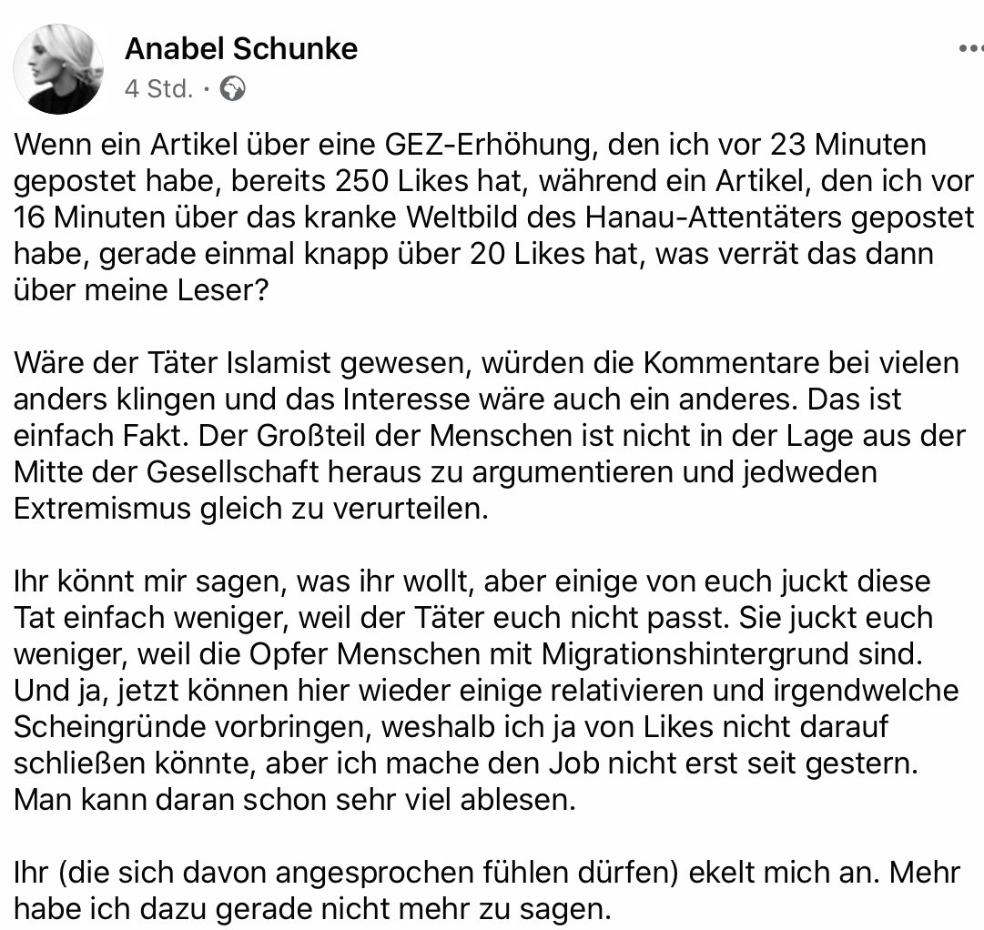 Ali Utlu On Twitter Anabel Schunke Ainyrockstar Sagt Auf Den Punkt Was Ich Selber Feststelle