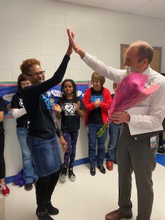 Region4FCPS's tweet photo. Congratulations Dr. Traylor, Region 4 Outstanding Professional Employee!! https://t.co/JKkOdME4Kg