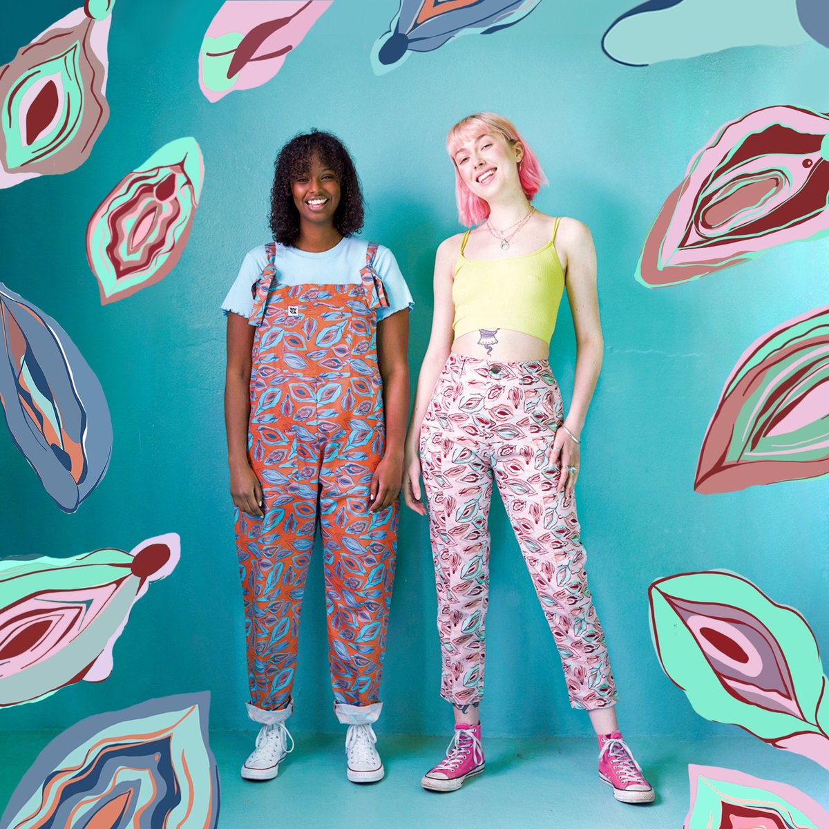 The Vulva capsule collection has landed! Designed in collaboration
