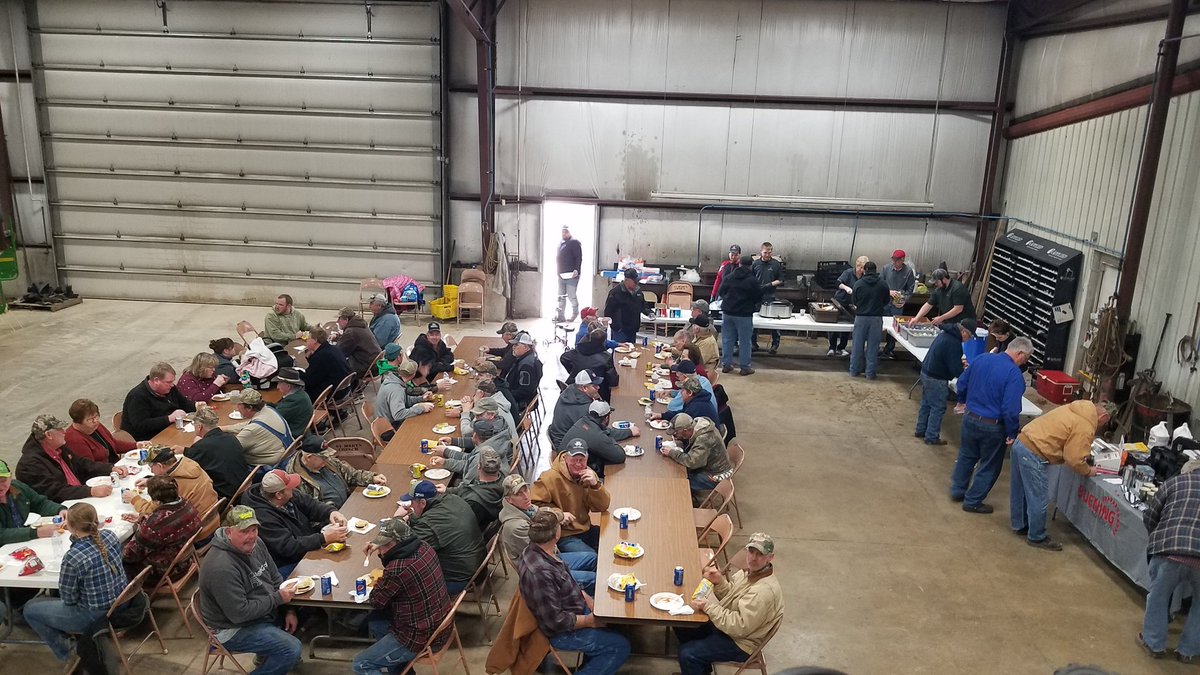 FuestingHeather's tweet image. Good crowd today at Buening Implement Open House! Thanks to all the customers that support this business!