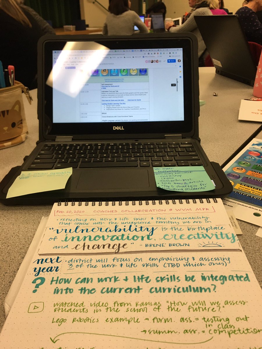 MrsMeverden's tweet photo. Had a great morning with my SPLAT cohort sharing resources & ideas, and am now digging deep into our exploration of modern learning with the entire coach cohort. #bcsdcoachesdeeplearning @twitwitRB @MsMilligan7 @DeMersCat17 https://t.co/EYsOUiOg1n