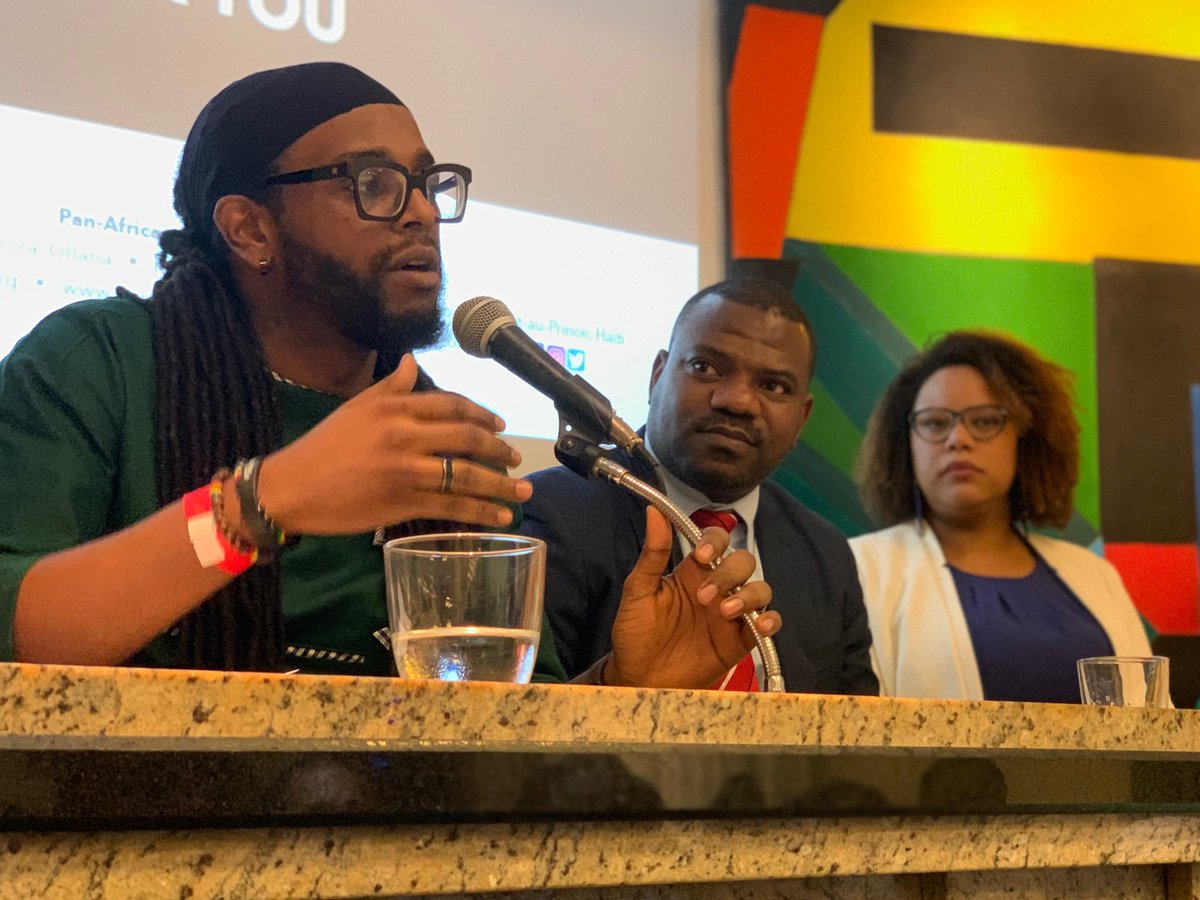 YorkULAPS's tweet photo. #PeopleofYU: Meet Chevy Eugene — the scholar &amp; 'artivist' you should know. A PhD candidate in Social &amp; Political Thought &amp; TA in @yorkuniversity's Black Canadian Studies Certificate program, Eugene’s research is expanding the conversation around Caribbean reparations | #BHM https://t.co/o0fxxtot0g