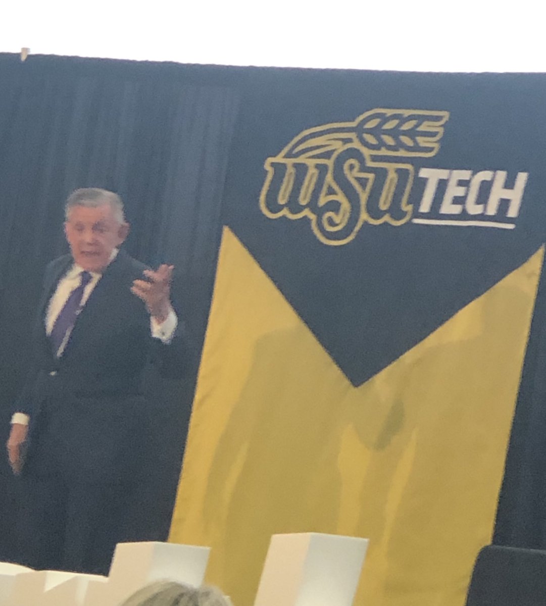 Truly inspiring message from Mr. Pinchuk ⁦<a href="/Snapon_Tools/">Snap-on Tools</a>⁩ Chairman ⁦<a href="/wsutech/">WSU Tech</a>⁩ Growing our talent base to ⁦<a href="/choosewichita/">Choose Wichita</a>⁩ #NC3SigningDay #WSUTechSigningDay
