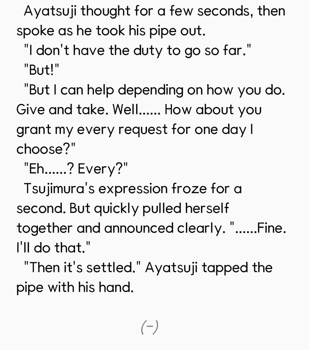 10-1) Context about the promise mentioned at the end; 3rd person pov for this scene only  #gaidenspoilers (T/N got way too long here but the case of Reigo Island is pretty much essential in understanding the tsujitsuji relationship so I wanted to add more context on it- enjoy?)