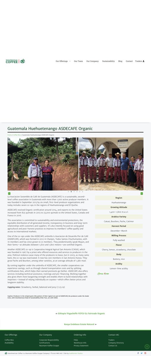 Supverse's tweet photo. https://t.co/t4ka91lbic Guatemala Huehuetenango ASDECAFE Organic ^A. InterAmerican Coffee... https://t.co/FvU9AevqPt
