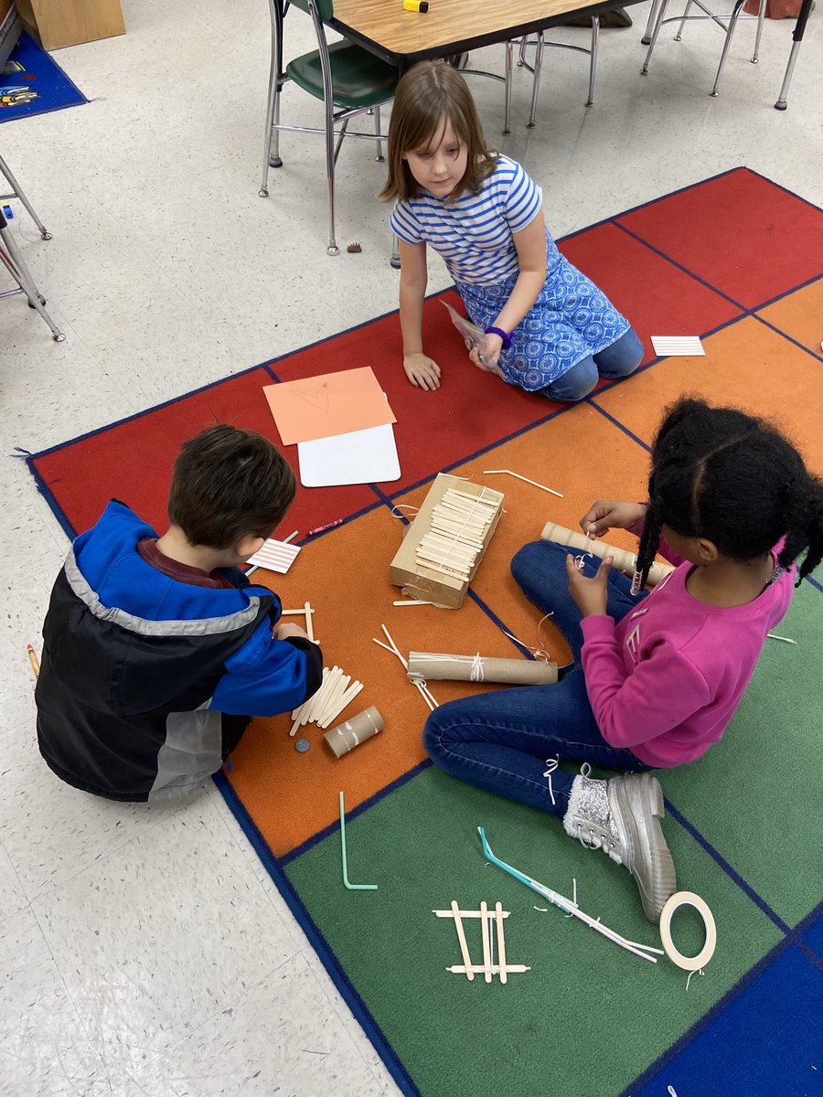 MASTFINSUP's tweet photo. Ms. Gibson’s class completed a STEM project today. The students had to build a log cabin while budgeting for their supplies! #yeahthatstemschool #finsup @MASTFINSUP https://t.co/dCQDwc1o4z