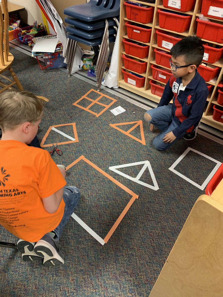 MetcalfNat's tweet photo. Working on showing fractions in a new and exciting way! Who knew tape could be this fun? #presspride #mymisd https://t.co/nELmct1n49