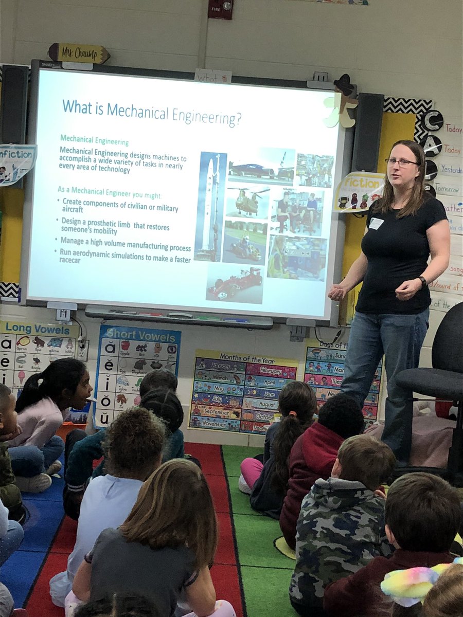 MrsChaump's tweet photo. We had such a fun morning learning about engineers! A special thank you to Mrs. Mehling for teaching us all about levers #wilburinspired https://t.co/Plsz5I9ZWD
