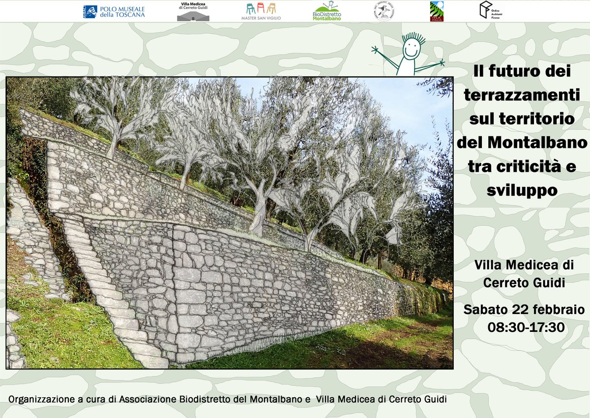 dav_rizzo's tweet photo. #MontePisano Quale contributo per la tutela del paesaggio agrario terrazzato toscano?

Sabato 22/2 a Cerreto Guidi, Sabine Gennai-Schott ed io presentiamo un bilancio di vent'anni di esperienze di studio della fragilità delle sistemazioni idraulico-agrarie del Monte Pisano https://t.co/ieroiCrUK7