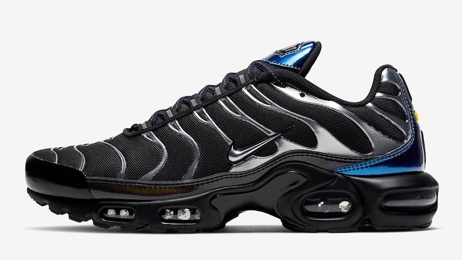 nike tn black and silver