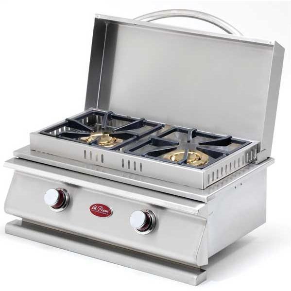 PoolSpaBilliard's tweet image. Maximize outdoor kitchen counter space with a Stainless Steel 30,000 BTUs Built-In Stainless Steel Side By Side Burner from Cal Flame. The deluxe double side-by-side burner is designed to fit snuggly in the island while protecting the counter space. #grill #grilling #bbq