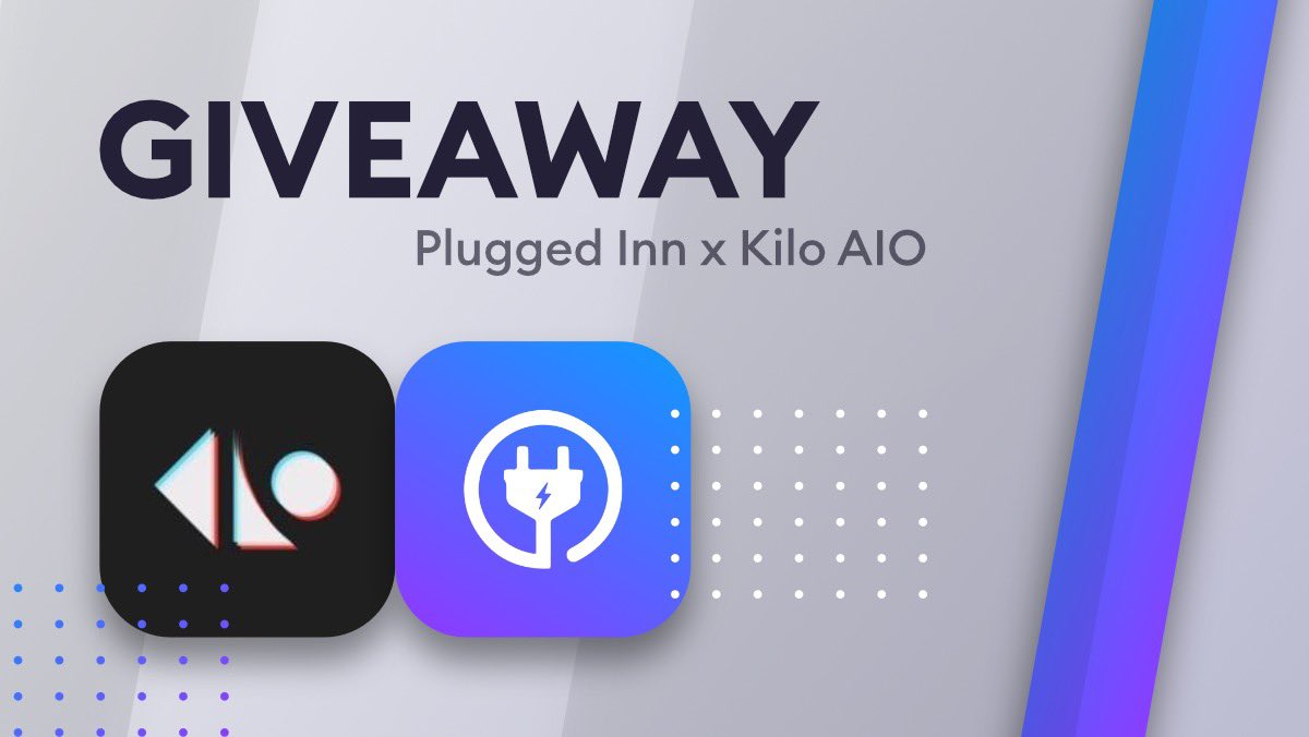 pluggedinn's tweet photo. ⚡️ FLASH GIVEAWAY!⚡️

3 x @KiloSoftware Keys
2 x @pluggedinn_ Renewals

TO ENTER:
- Follow Both Accounts
- Retweet
- Like

Ends in 59 minutes, good luck!✨ https://t.co/ToSsm7nfBJ