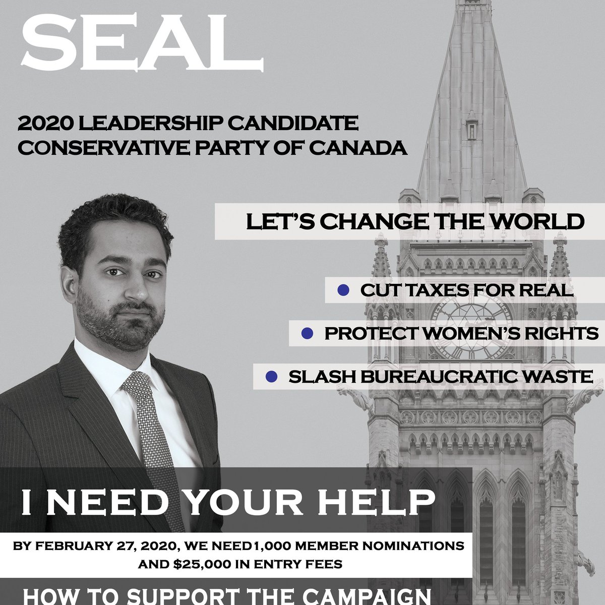 aronseal's tweet photo. The #millennialconservative movement is now running paid Facebook ads! ☻🥰
My opponents have been dumping thousands into online ads for weeks. 🤬
Time for me do a blitz. 😈
Help me! Contribution form below.
Love, Aron
@CPC_HQ Leadership Candidate
https://t.co/X1IDbqm74A
#cdnpoli https://t.co/CdXm74e2d0