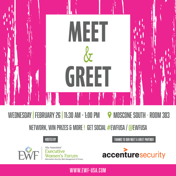 ewfdsgglobal's tweet photo. Will you be at @RSAConference? We want to meet you! Register for our meet and greet and network with the amazing women in Information Security who make it happen #womenintech #womeninstem #infosec #cybersecurity #EWFUSA #RSAC https://t.co/TPMuVBfFmu https://t.co/uARqNoLAOS