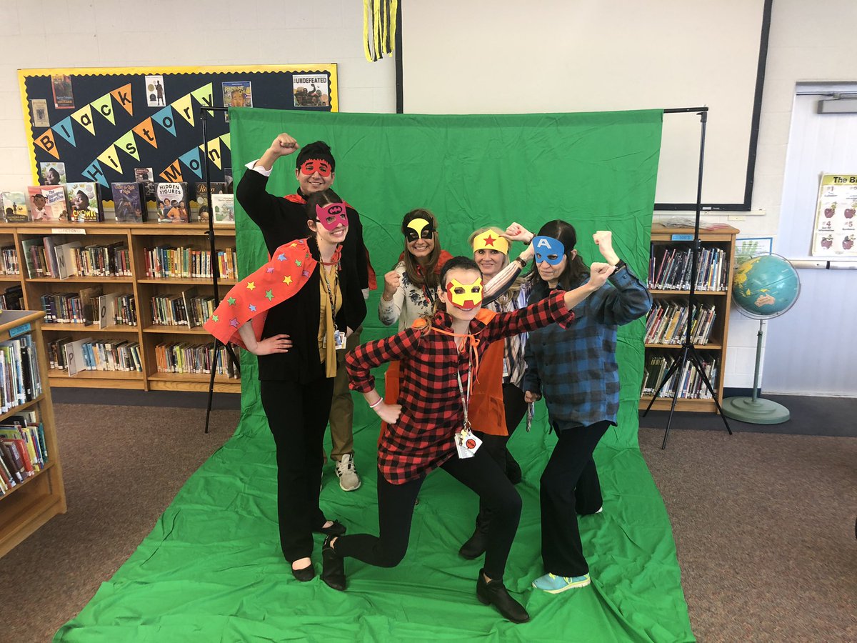 SJBearLibraries's tweet photo. Brown School Superhero Teachers are donning their capes and getting ready for March is Reading month @sjschools @kristenbawks https://t.co/1o8jPVzmg5
