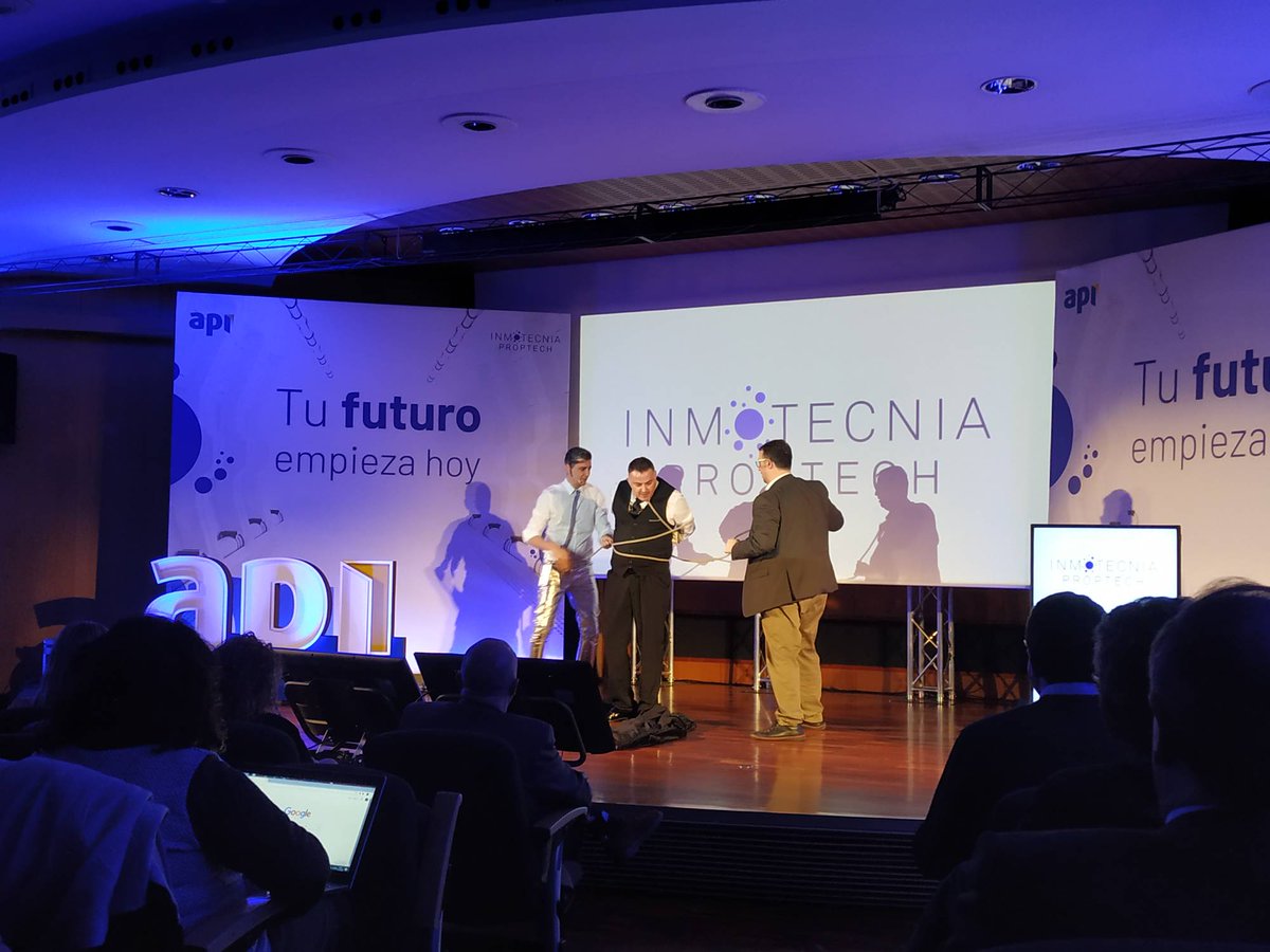 En el día a día nos encontramos atados, con nudos, que nos impiden avanzar y transformarnos.

#inmotecniaproptech #inmotecnia2020 <a href="/apicatalunya/">API Catalunya</a>