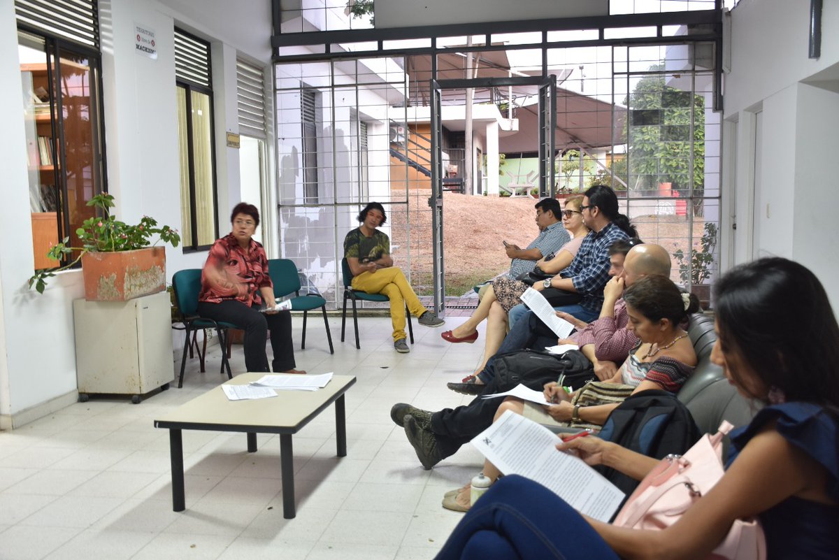 AspuTolima's tweet photo. El dia de ayer se llevo a cabo una reunión de docentes catedráticos, donde se trataron temas de formalización laboral y del acuerdo colectivo entre la administración de la Universidad del Tolima y ASPU Tolima https://t.co/eHJgZkm96b